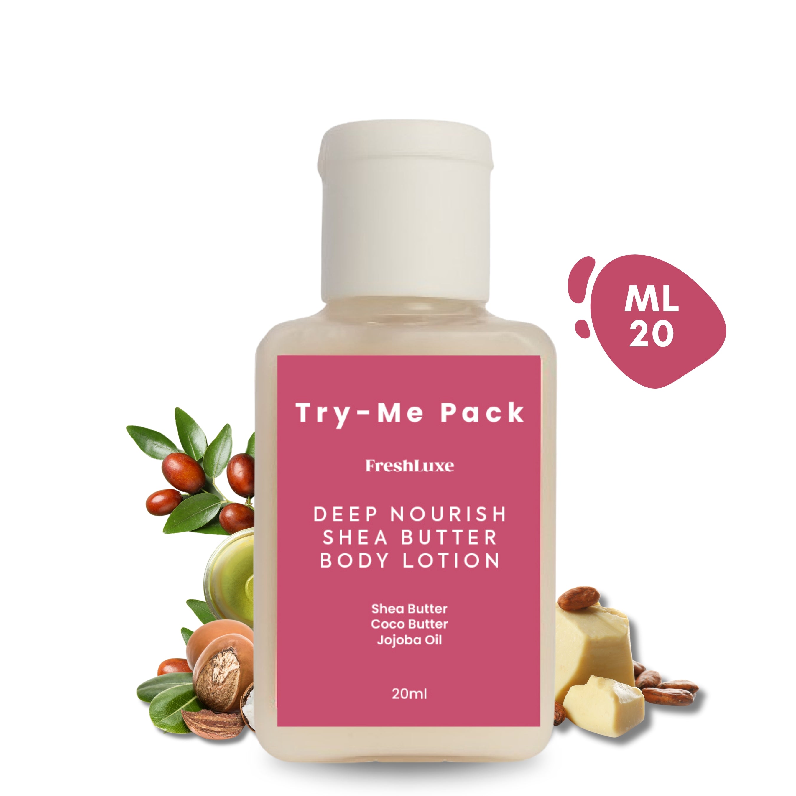 Deep Nourish Shea Butter & Cocoa Butter Lotion | For Intense Hydration- 15 ml