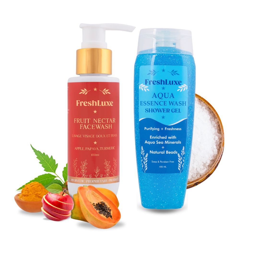 Aqua Essence Bodywash & Fruit Nectar Facewash