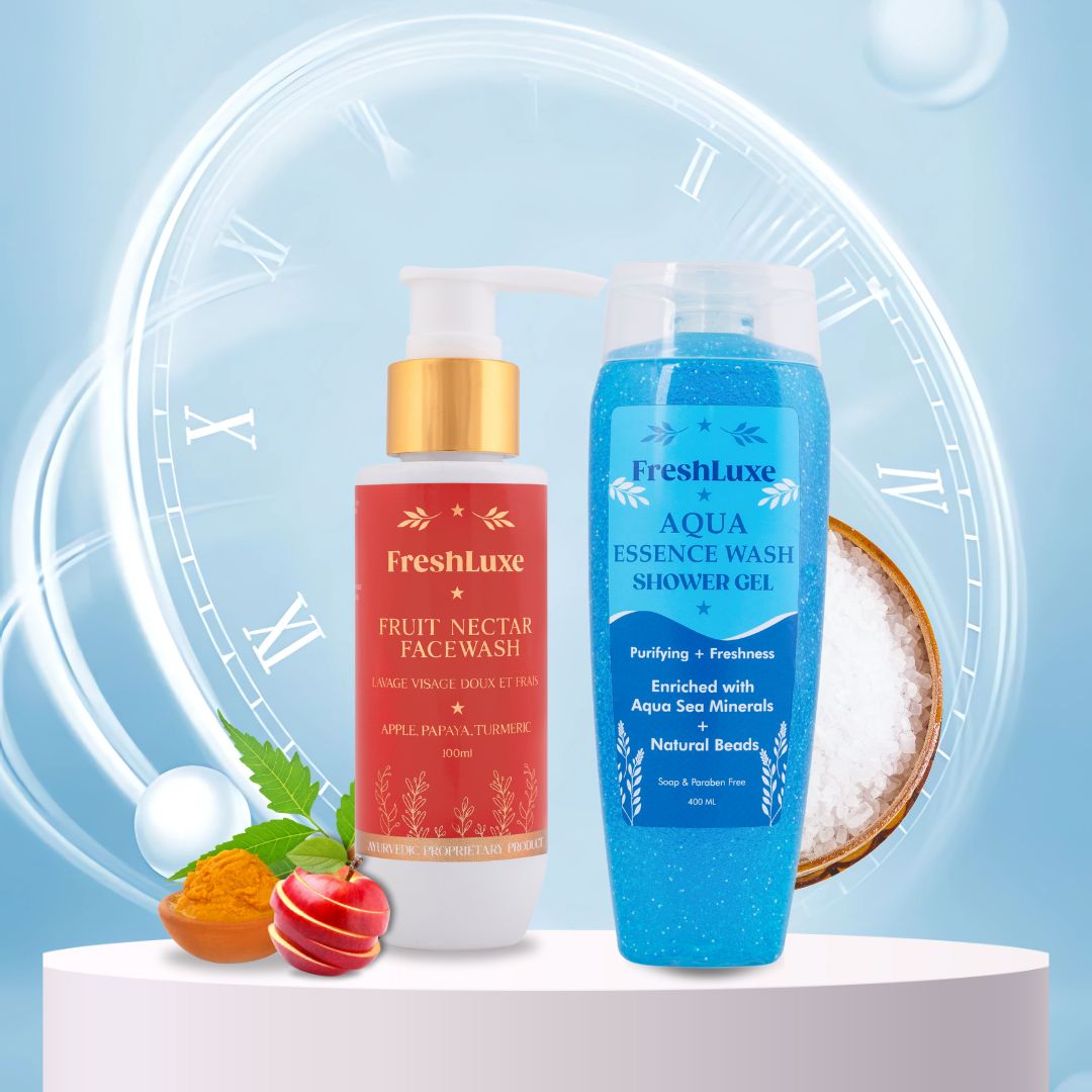 Aqua Essence Bodywash & Fruit Nectar Facewash