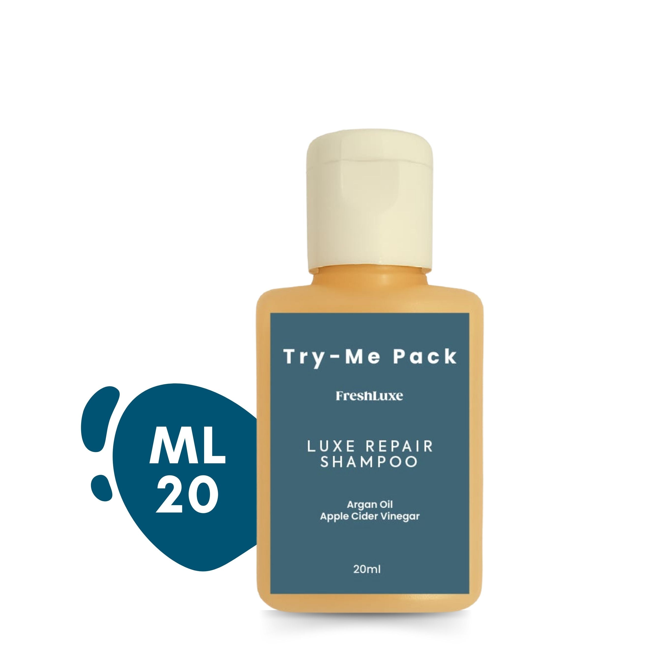 Luxe Repair Shampoo with Moroccan Argan Oil & Apple Cider | For Strength & Repair- 15ml
