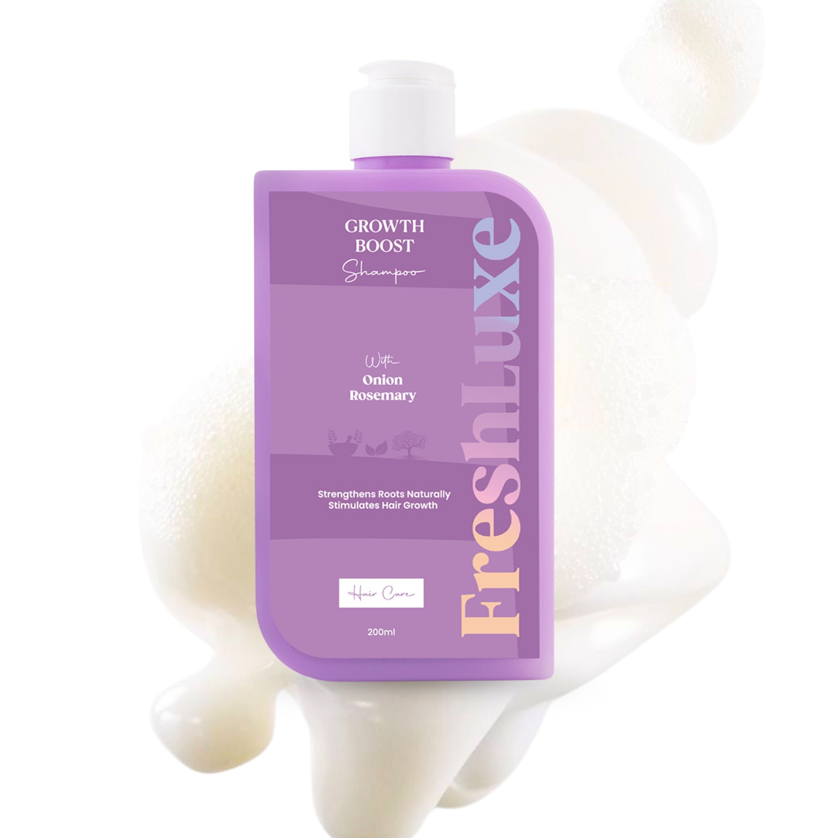 Growth Boost Shampoo with Rosemary & Onion | Strengthens Roots- 200ml