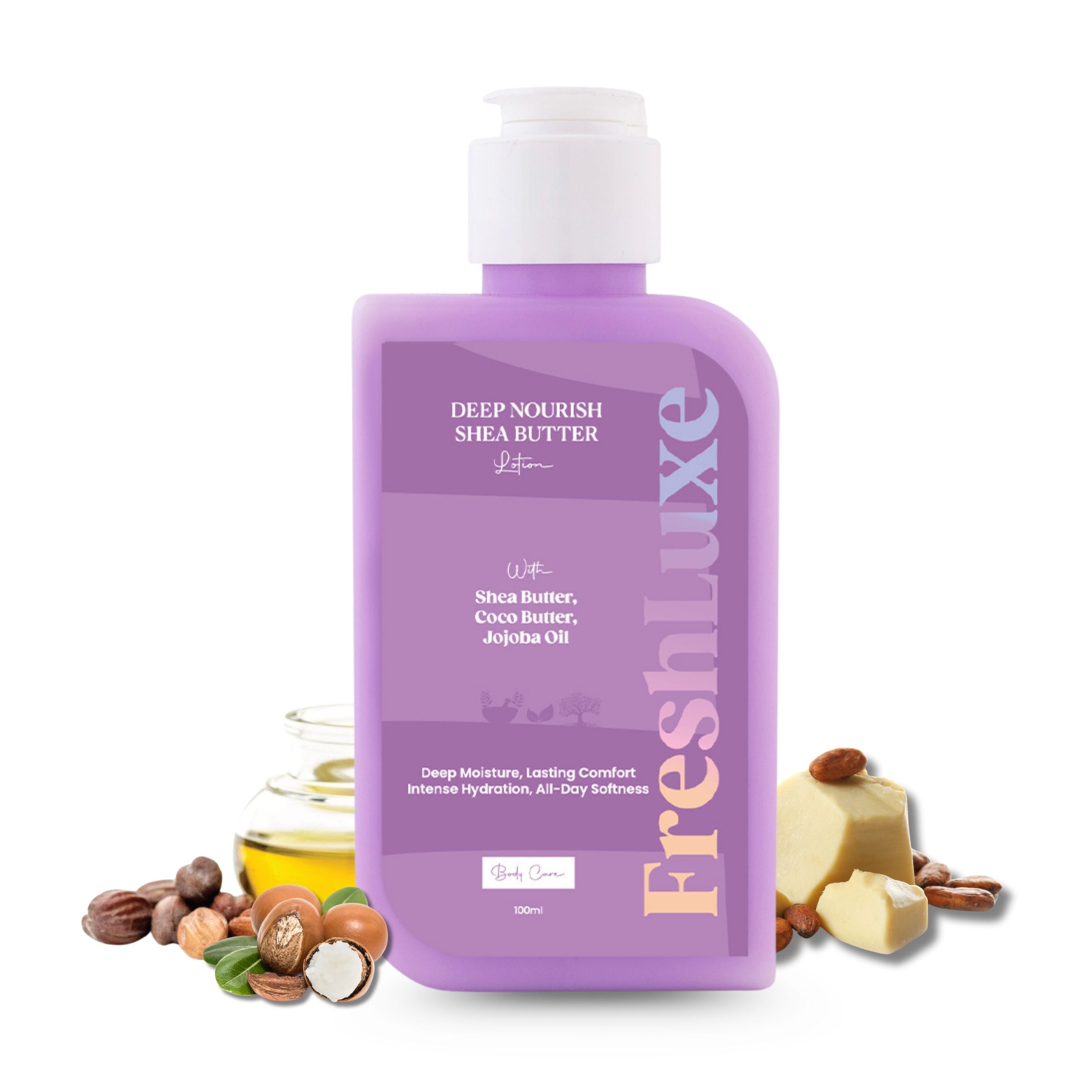 Deep Nourish Shea Butter & Cocoa Butter Lotion | For Intense Hydration- 200ml