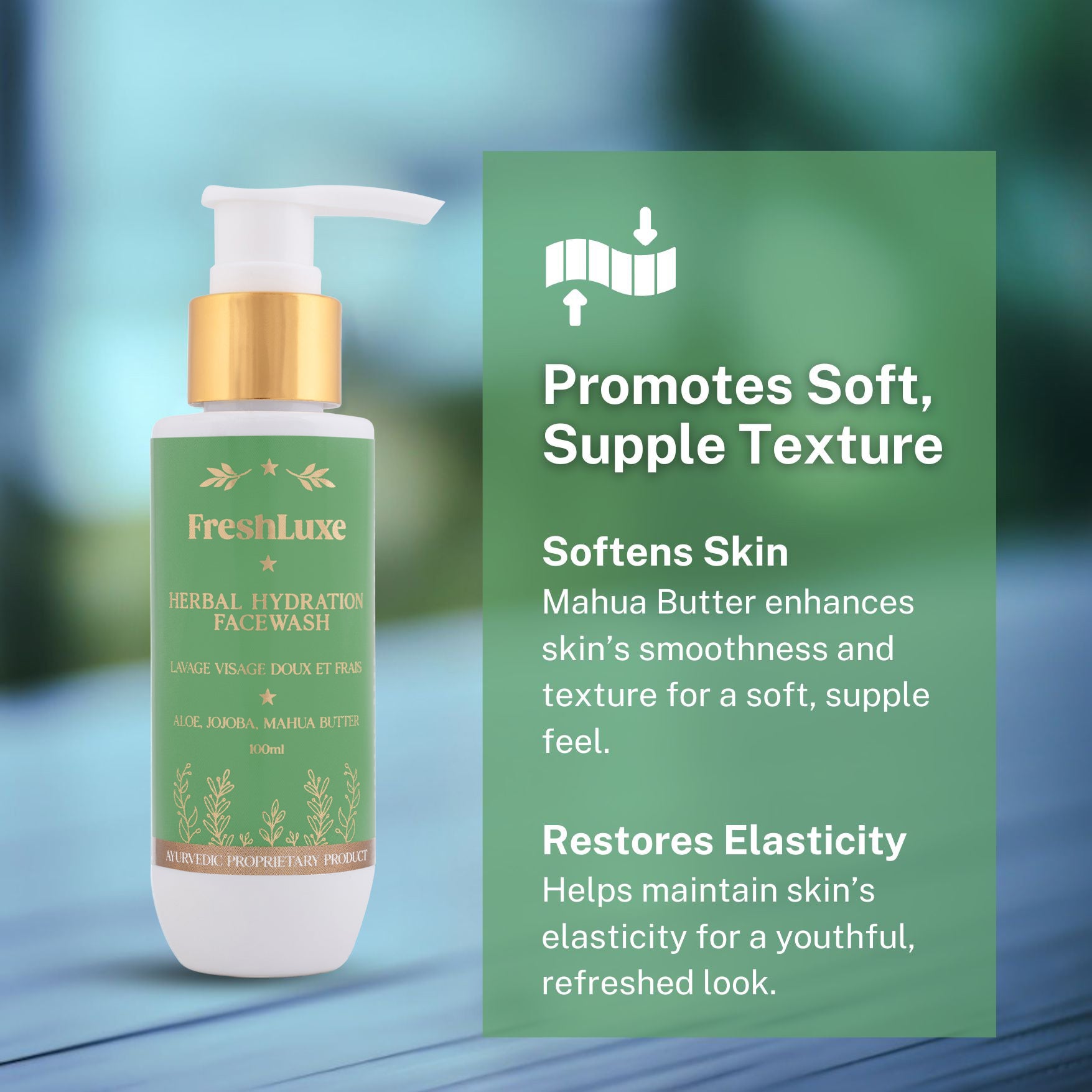 Herbal Hydration Facewash | Aloe Vera & Neem | Gentle Cleanse & Deep Moisture- 100ml