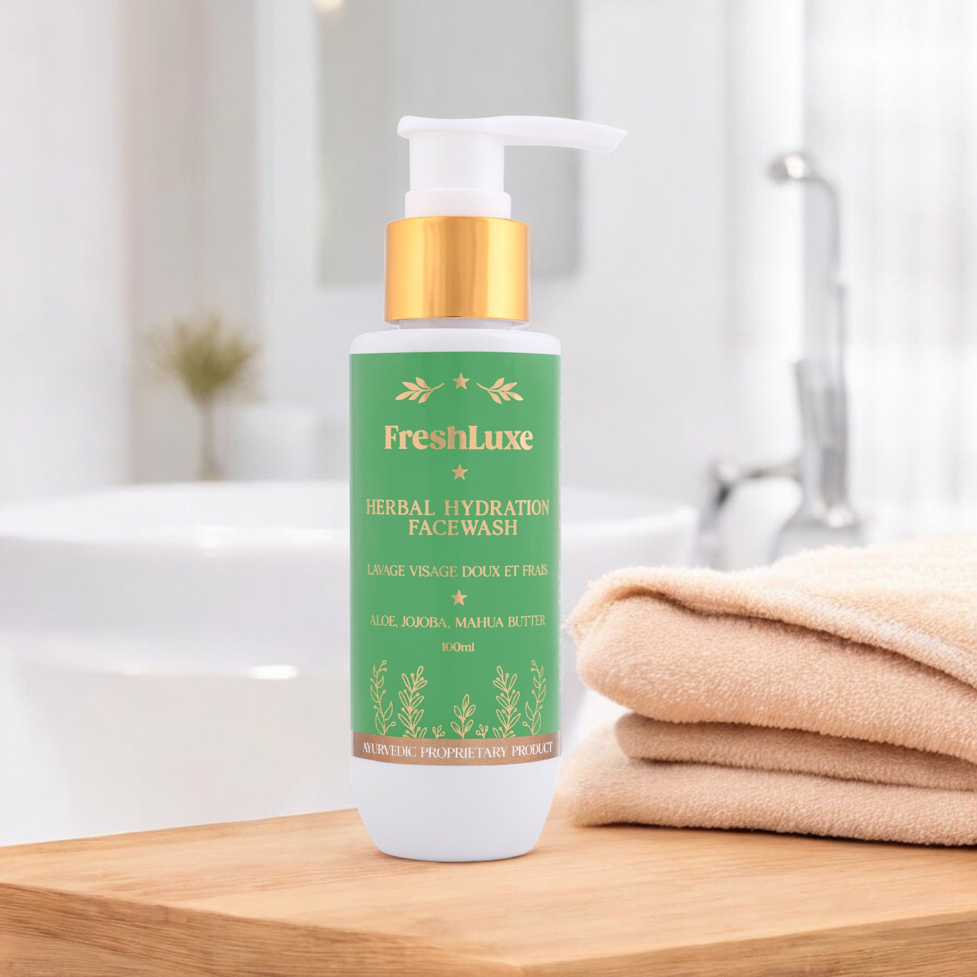 Herbal Hydration Facewash | Aloe Vera & Neem | Gentle Cleanse & Deep Moisture- 100ml