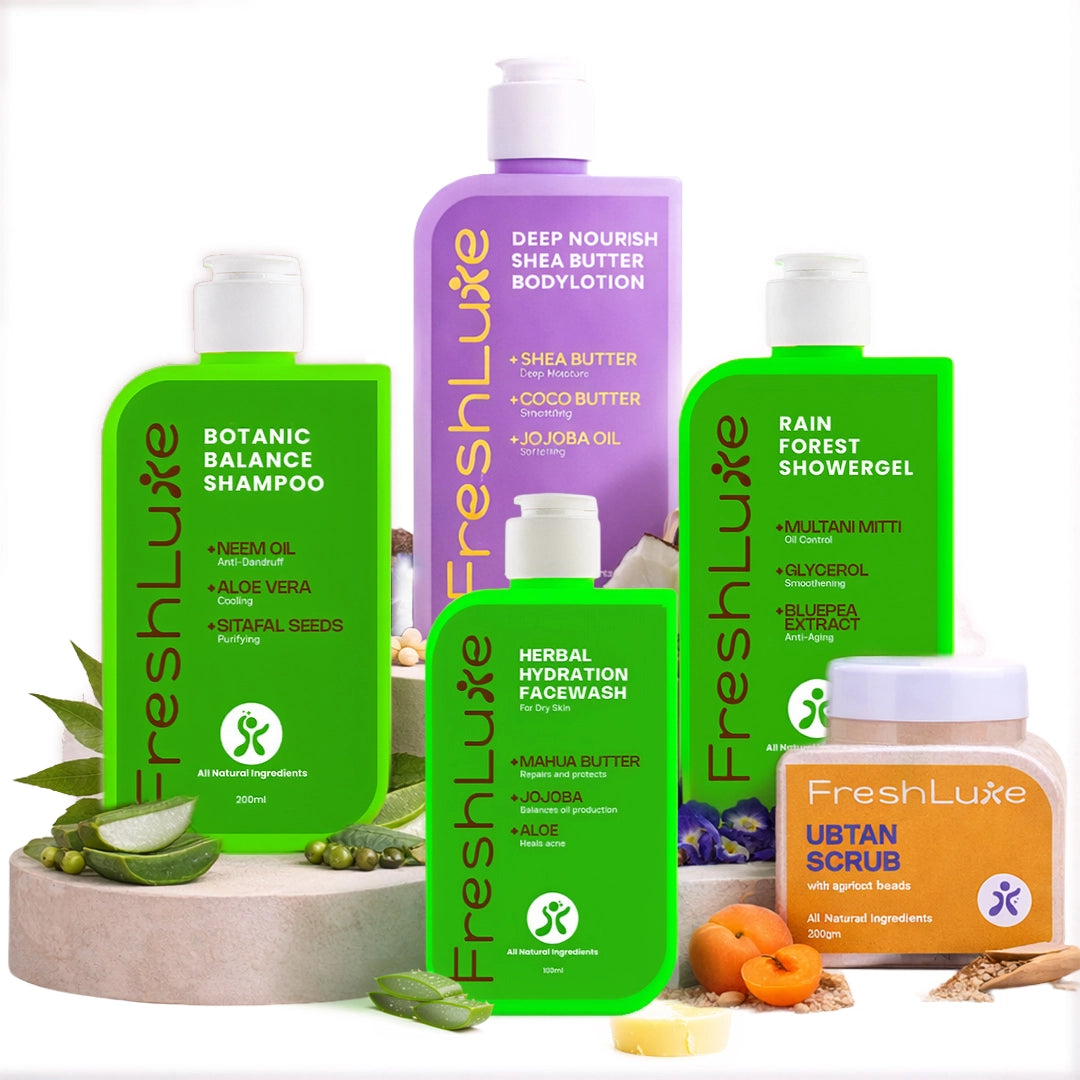 Ayurvedic Wellness Combo – Complete Hair & Body Care Kit