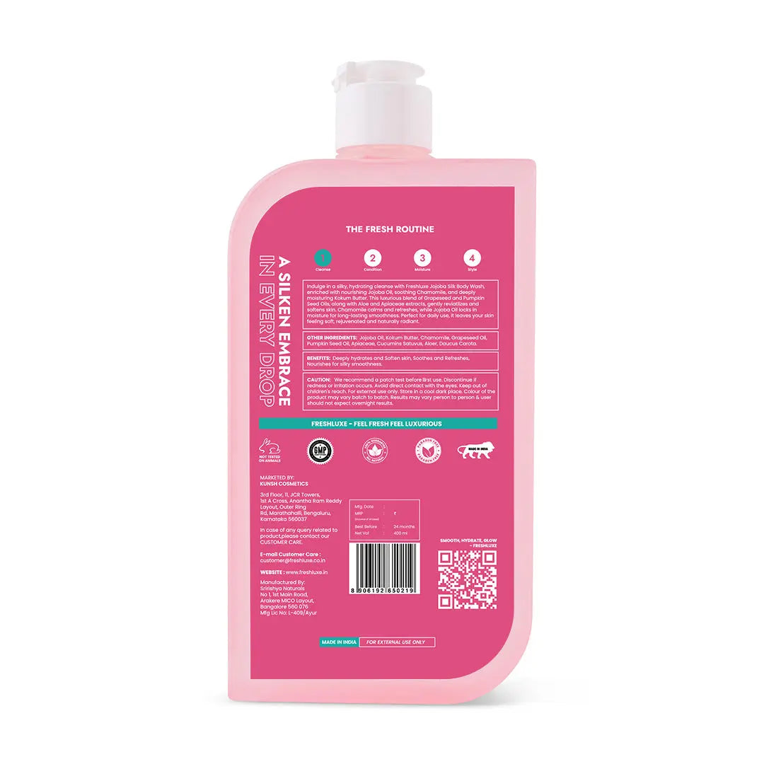 FreshLuxe Silk Bodywash & Shower Gel