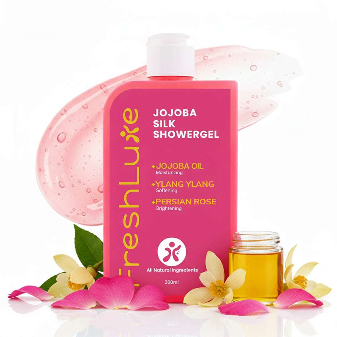 FreshLuxe Jojoba Silk Body Wash | Nourishing Formula for Silky Smooth & Radiant Skin, 200 ml | 400 ml