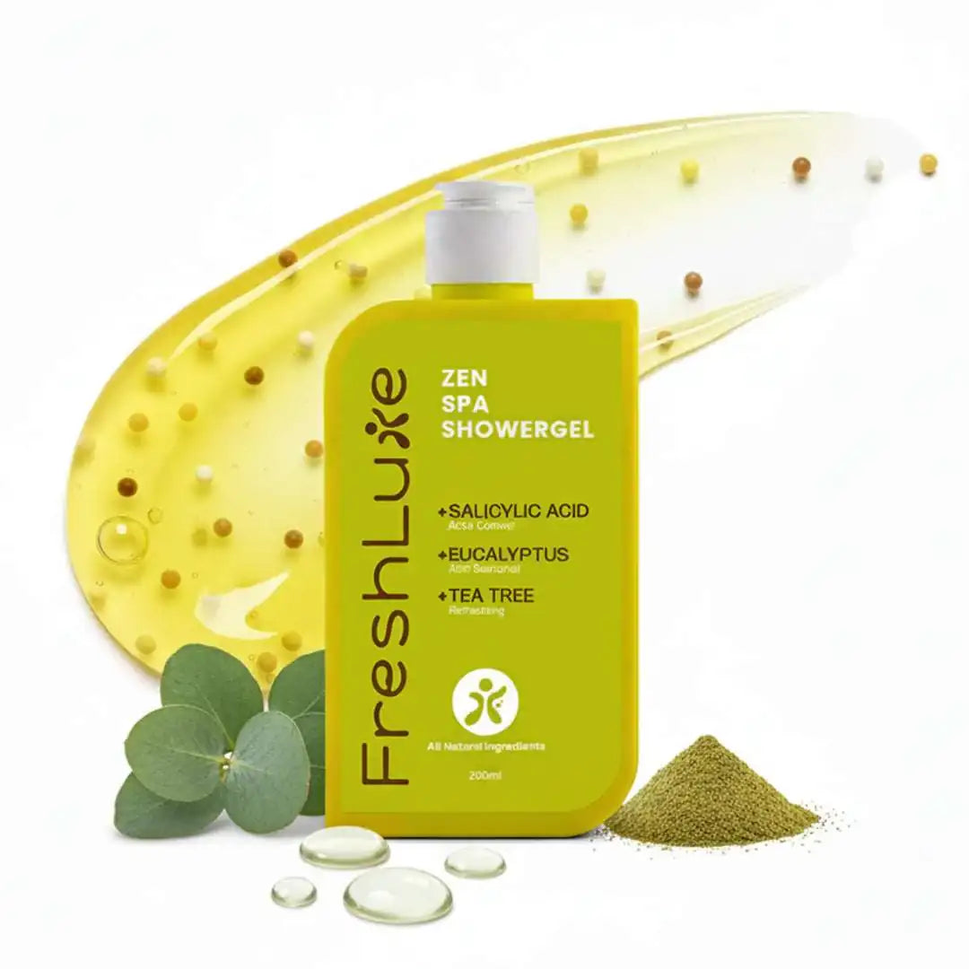 FreshLuxe Acne Control Combo | AYUSH-Approved | Salicylic Acid, Tea Tree, Neem-Aloe & Charcoal Facewash.