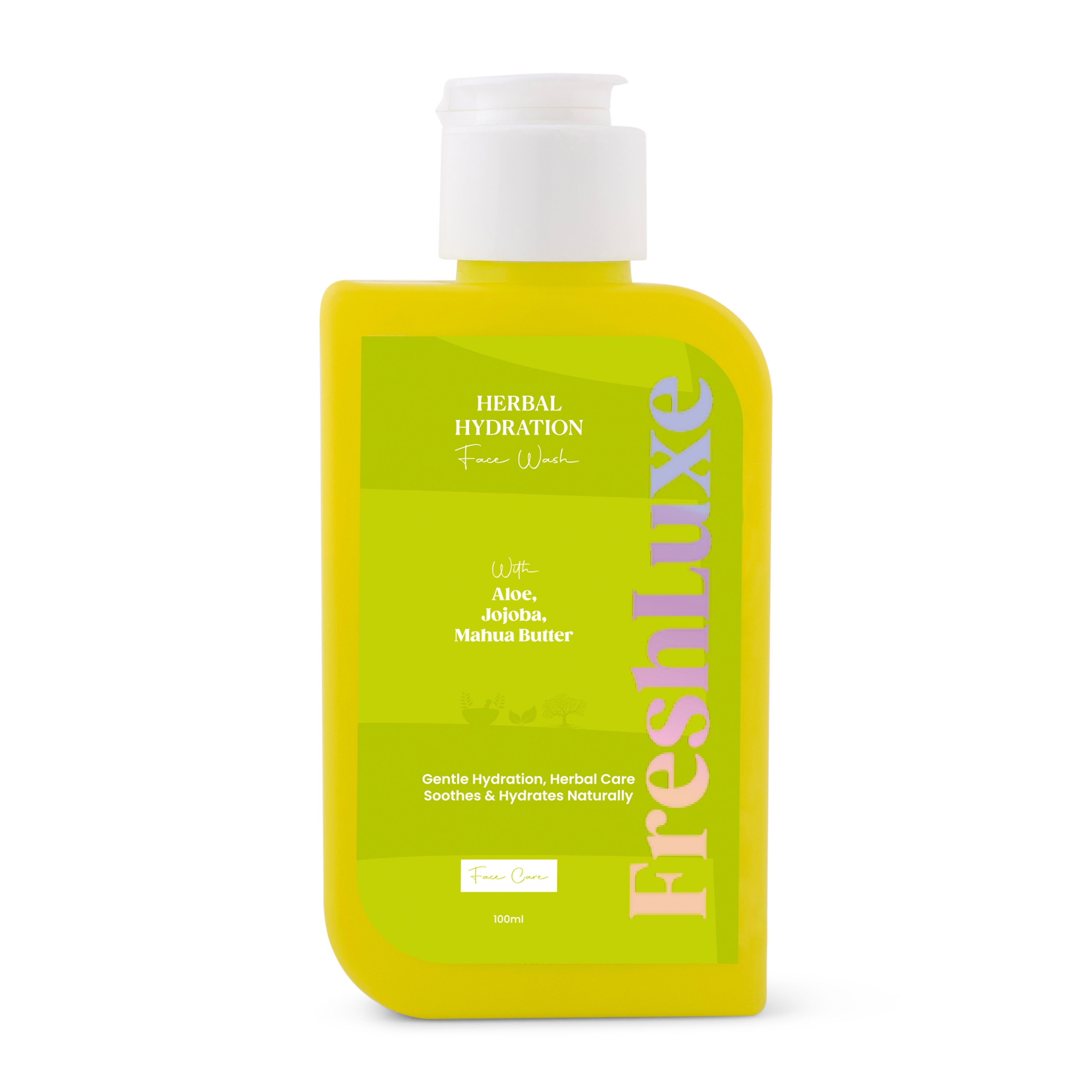 Herbal Hydration Facewash | Aloe Vera & Neem | Gentle Cleanse & Deep Moisture- 100ml
