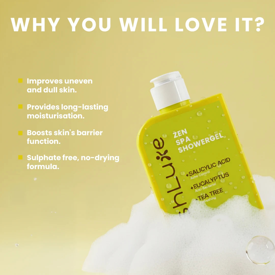 FreshLuxe Zen Spa Body Wash | Soothing & Anti-Bacterial | 200 ml | 400 ml