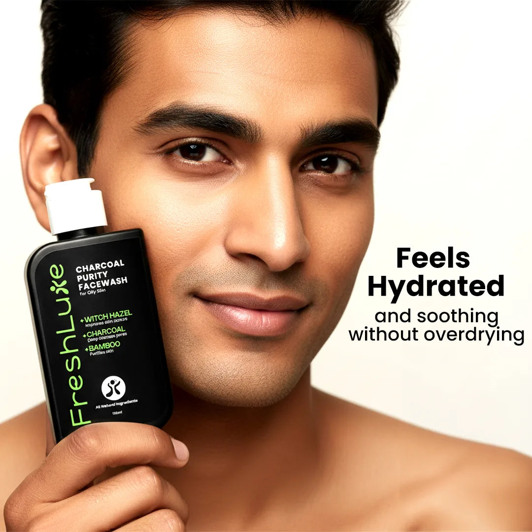 Charcoal Purity Facewash | Deep Cleansing & Detoxifying with Bamboo Charcoal and Witch Hazel | 100 ml
