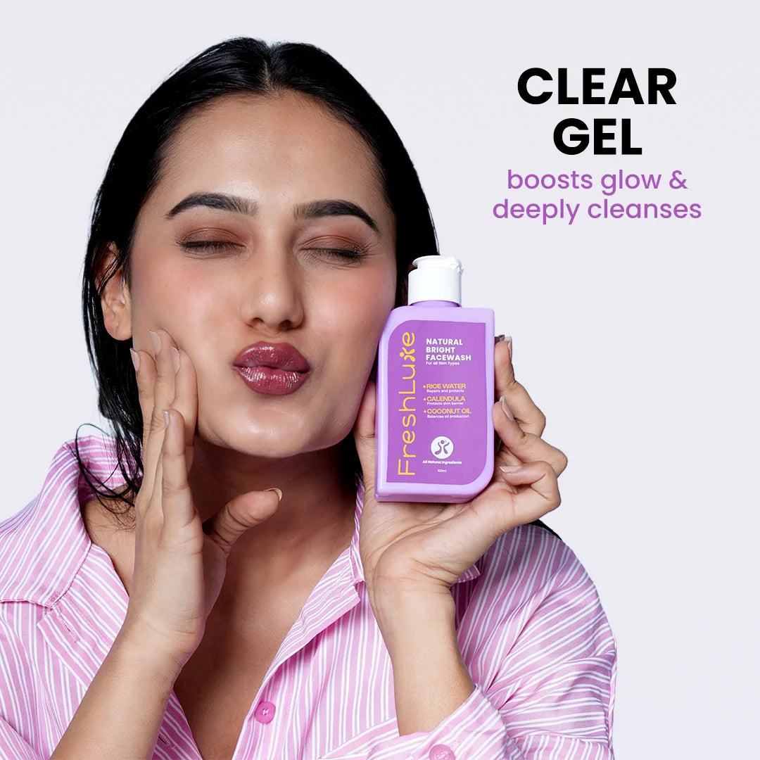 Rice Water Face Wash | Brightening & Nourishing Cleanser for Radiant Skin, 100 ml