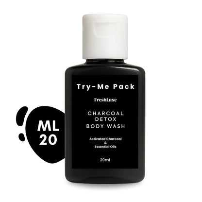 Deep Cleansing Charcoal Detox Bodywash with Aloe Vera- 15ml