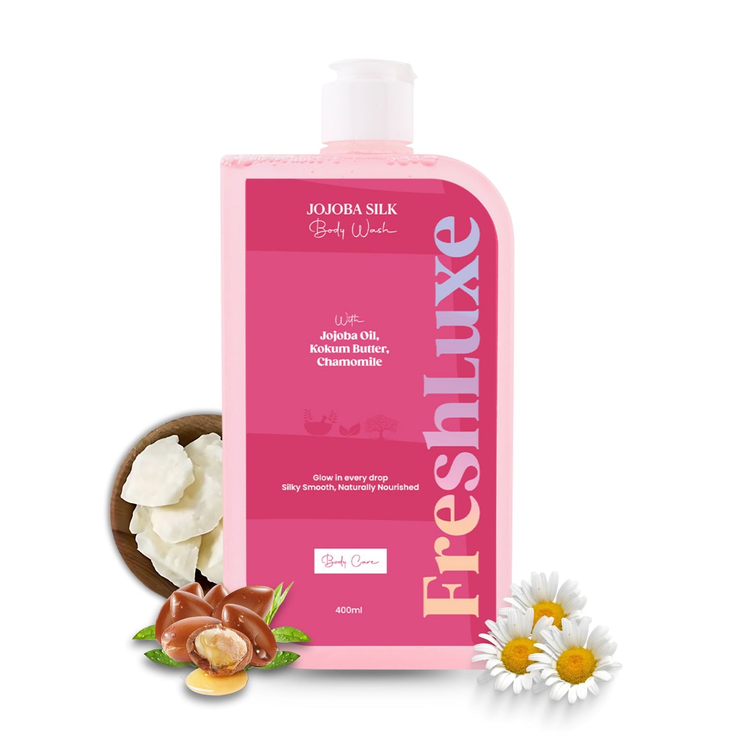 Jojoba Silk Bodywash for Sensitive Skin | With Kokum Butter &amp; Chamomile- 200ml