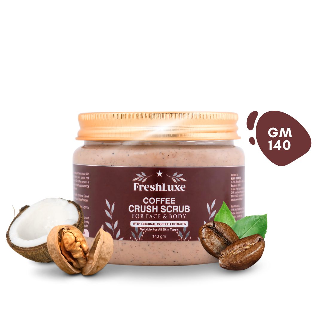 Exfoliating Coffee Crush Face &amp; Body Scrub- 140g