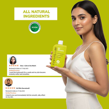 FreshLuxe Zen Spa Body Wash | Soothing &amp; Anti-Bacterial | 200 ml | 400 ml