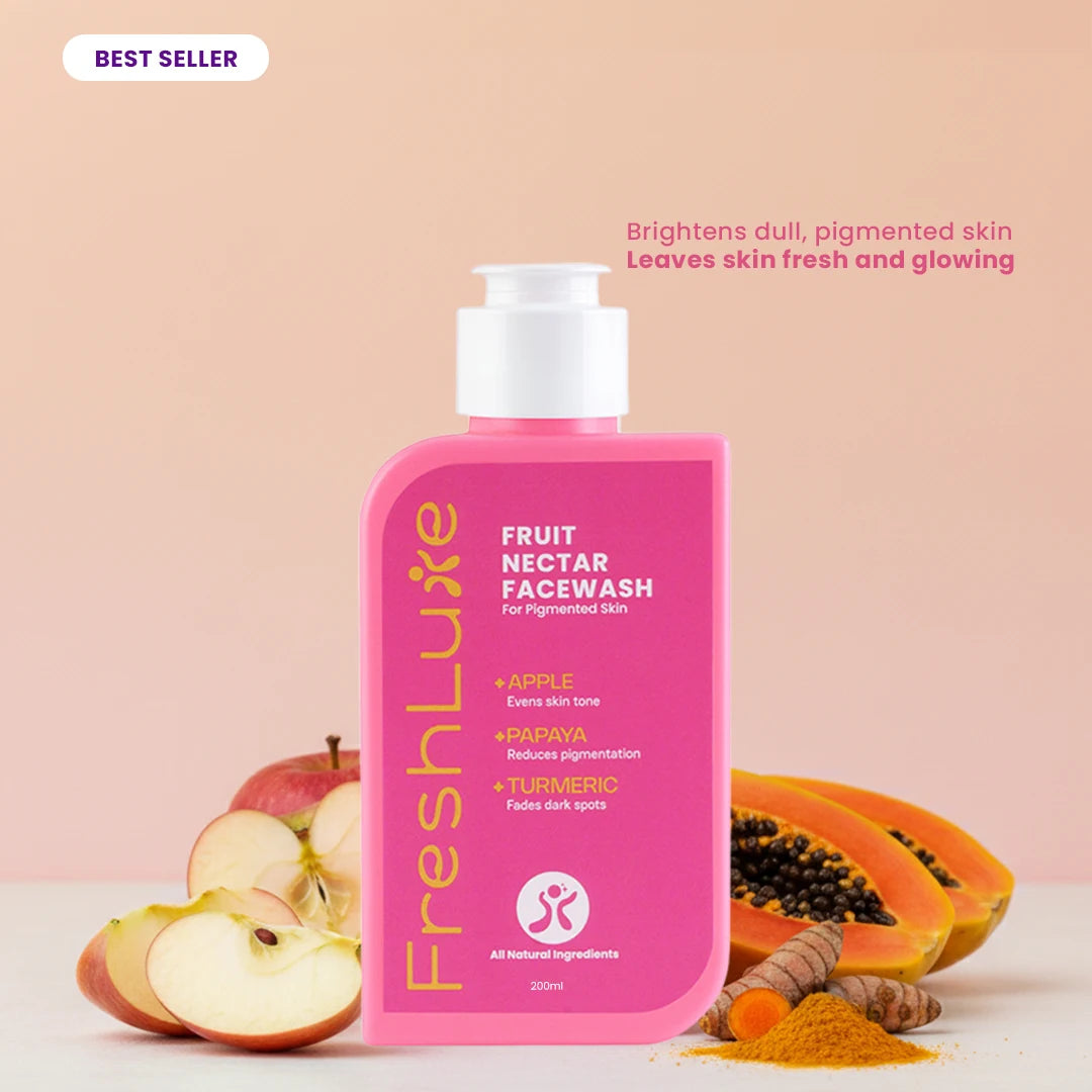 Fruit Nectar Face Wash | Glowing Skin &amp; Reducing Dark Spots | Daily Use | 100 ml