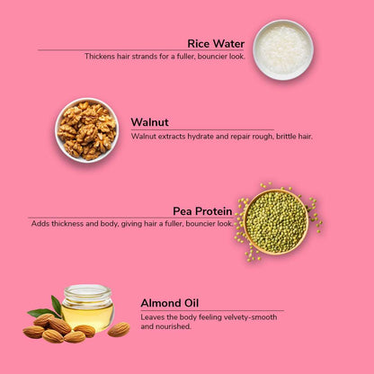 FreshLuxe Korean Skin Care Routine | AYUSH-Approved | Combo with Rice Water Shampoo and Facewash | Glass Skin &amp; Shiny Hair.