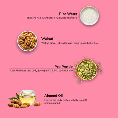 FreshLuxe Korean Skin Care Routine | AYUSH-Approved | Combo with Rice Water Shampoo and Facewash | Glass Skin &amp; Shiny Hair.