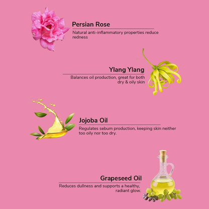 FreshLuxe Brightening Combo | AYUSH-Approved Skincare with Rice Water &amp; Lactic Acid Combo Pack of Scrub, Facewash, Shower Gel &amp; Body Lotion 200ml each.