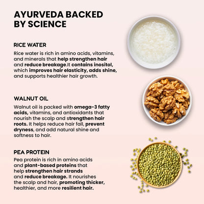 Rice Water Shampoo |  For Strong, Shiny &amp; Nourished Hair | 200 ml