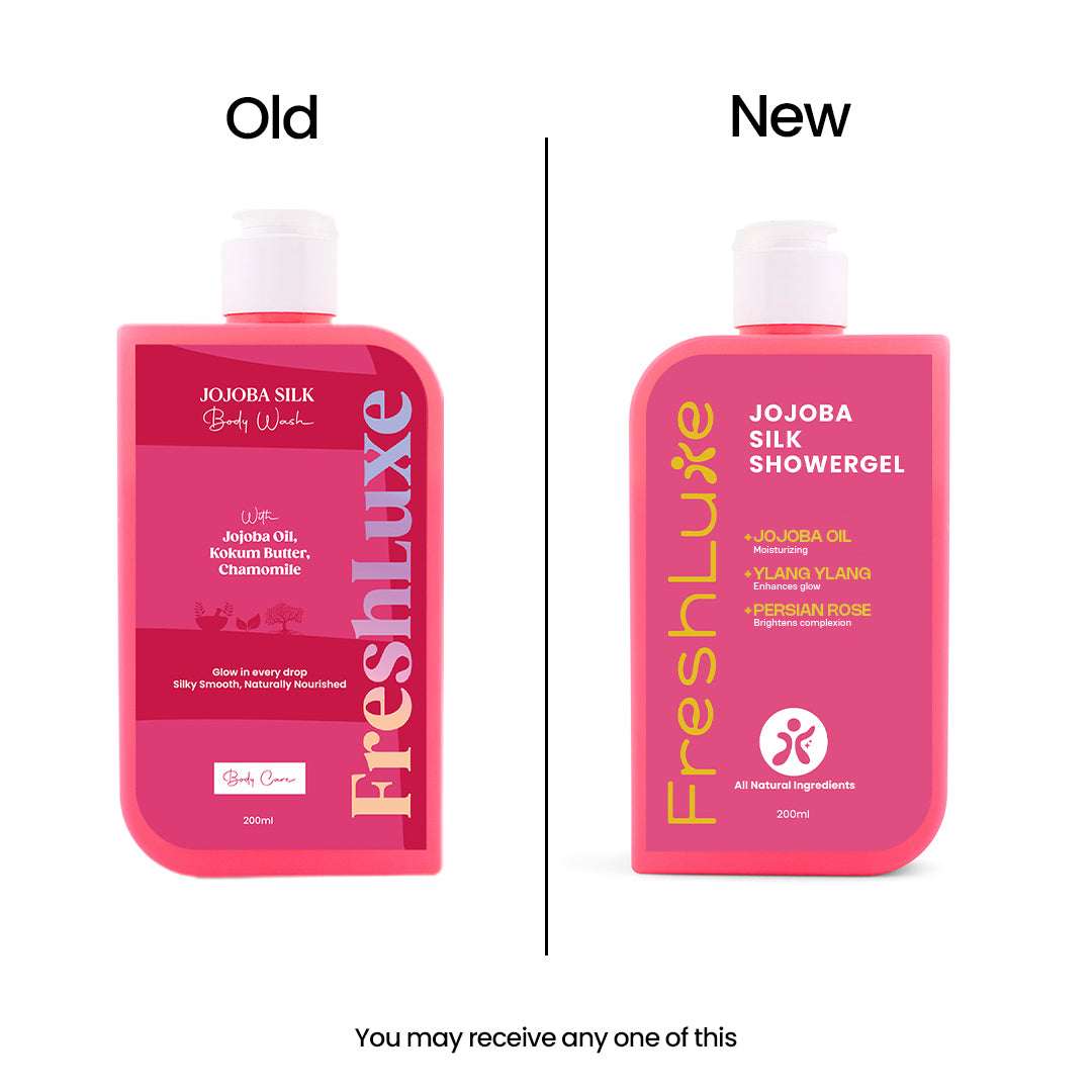 FreshLuxe Jojoba Silk Body Wash |  Nourishing Formula for Silky Smooth &amp; Radiant Skin, 200 ml | 400 ml