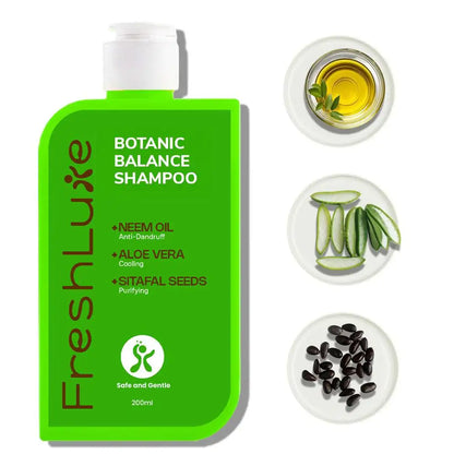 FreshLuxe Acne Control Combo | AYUSH-Approved | Salicylic Acid, Tea Tree, Neem-Aloe &amp; Charcoal Facewash.