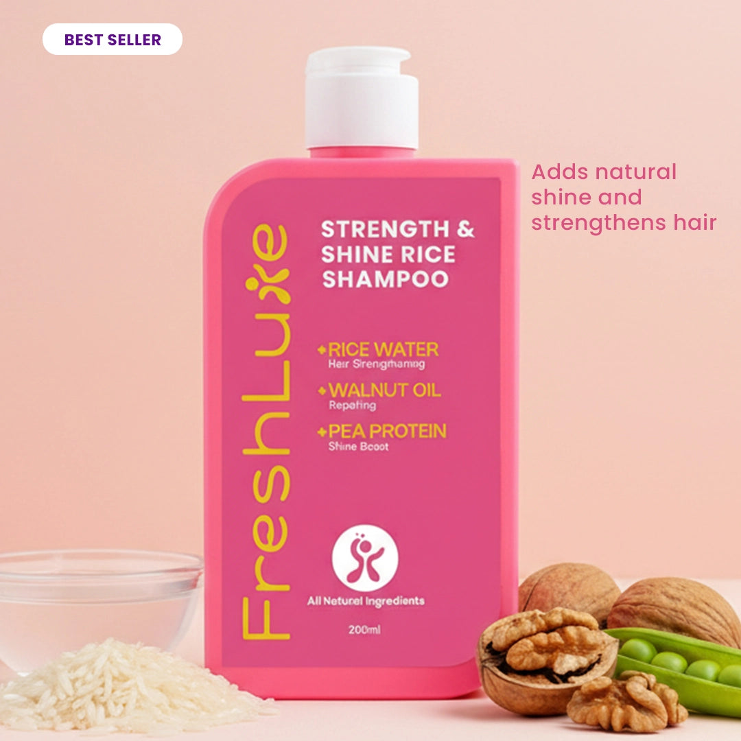 Rice Water Shampoo |  For Strong, Shiny &amp; Nourished Hair | 200 ml
