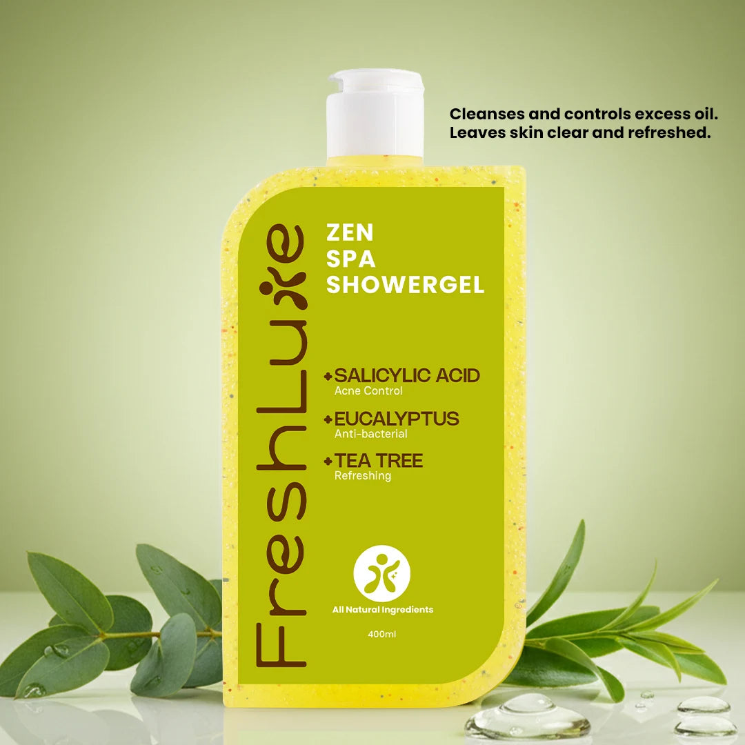 FreshLuxe Zen Spa Body Wash | Soothing &amp; Anti-Bacterial | 200 ml | 400 ml