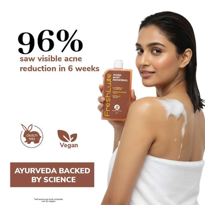 FreshLuxe Detan Combo | AYUSH-Approved | Shea Butter, Dead Sea Mud, Vitamin C &amp; Lactic Acid | Body Lotion, Shower Gel &amp; Scrub.