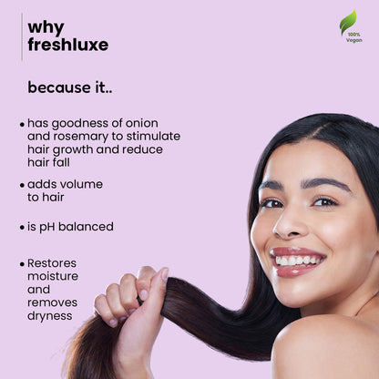 Onion &amp; Rosemary Growth Boost Shampoo for Strong, Shiny Hair | 200 ml