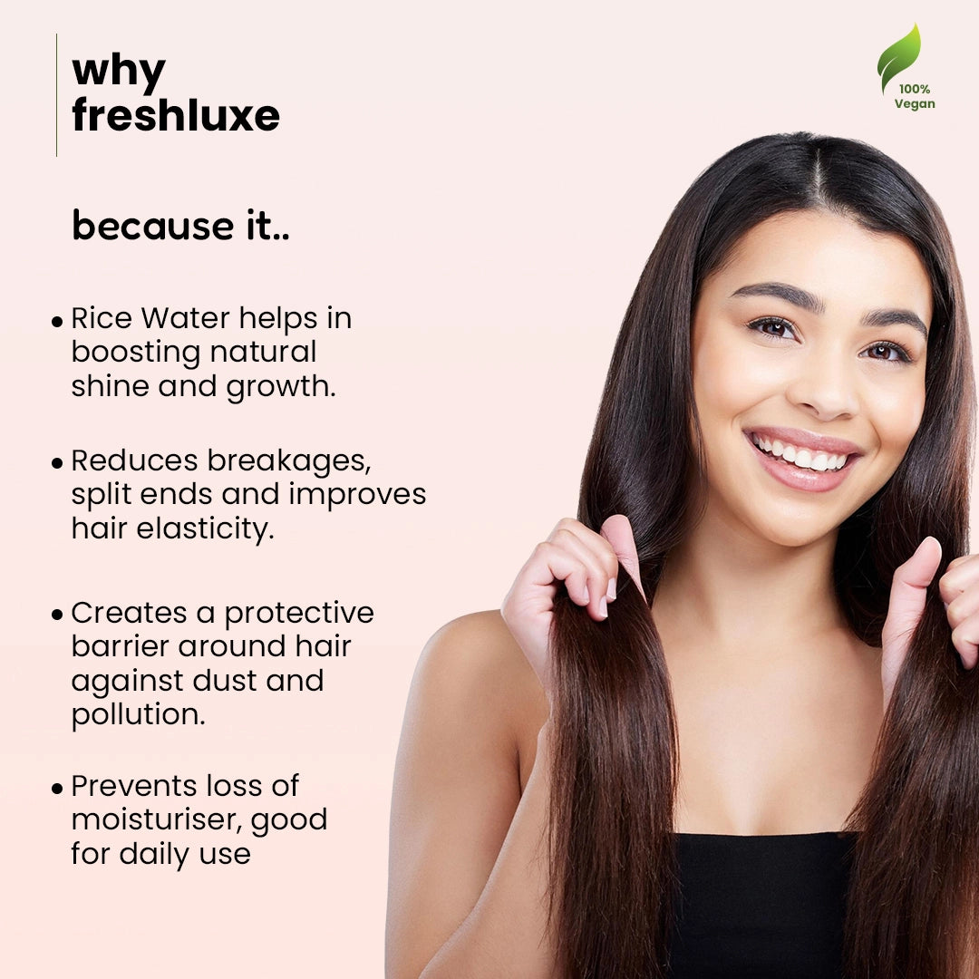 Rice Water Shampoo |  For Strong, Shiny &amp; Nourished Hair | 200 ml