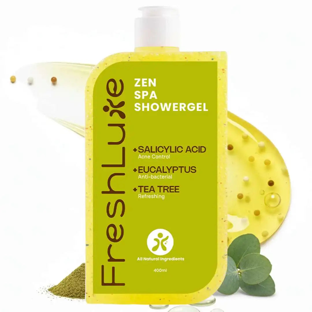 FreshLuxe Zen Spa Body Wash | Soothing &amp; Anti-Bacterial | 200 ml | 400 ml