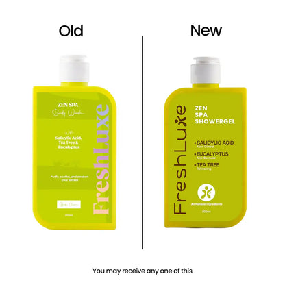 FreshLuxe Zen Spa Body Wash | Soothing &amp; Anti-Bacterial | 200 ml | 400 ml