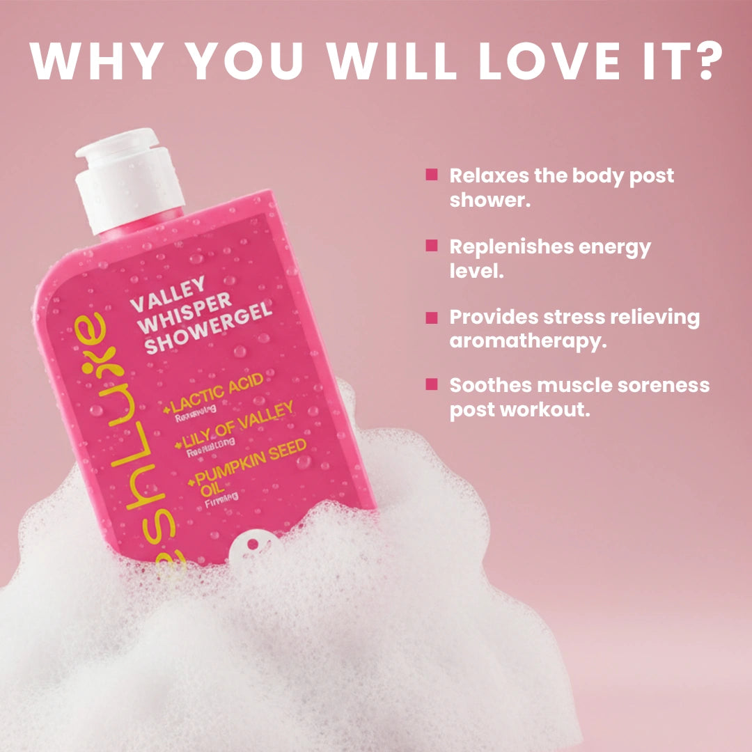 FreshLuxe Valley Whisper Body Wash | Reduces Dark Spots | Floral Scent | 200 ml | 400 ml