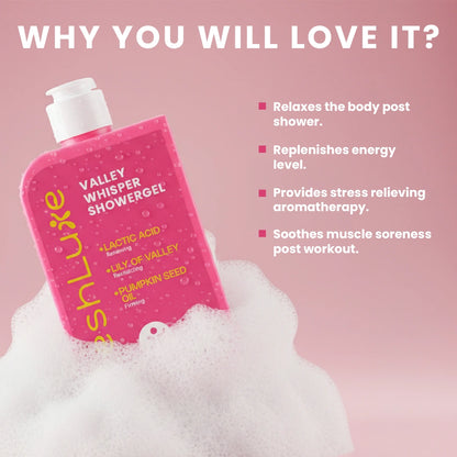 FreshLuxe Valley Whisper Body Wash | Reduces Dark Spots | Floral Scent | 200 ml | 400 ml