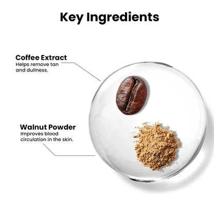 FreshLuxe Coffee Face &amp; Body Scrub |  Deep Exfoliation, Removes Dead Skin &amp; Boosts Glow | 140g